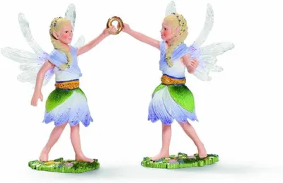 Productafbeelding van Elfen Tweeling - Fantasy Figuren - Spelplezier - Los te bespelen - 85 x 188 x 158 cm - Veelkleurig