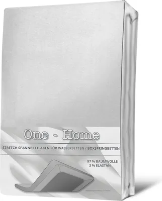 Produktbild von Spannbettlaken 180x200 - 200x220 cm weiß Elasthan Boxspringbett Wasserbett