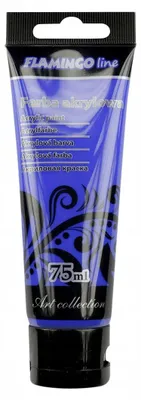 Produktbild von Titanum Acrylfarbe Ultramarin Tube 75ml Leuchtend Wasserbasiert