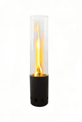 Obrázek produktu pro Stolní krb na dřevěné pelety Green Flame, černý – Ø 18 x 50,15 cm