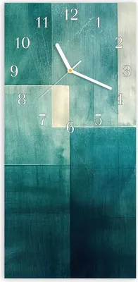 Produktbild von Wanduhr aus Glas mit Motiv Abstrakter Hintergrund- 30 x 60 cm - inkl. Aufhängesystem