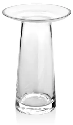 Image de VASE MONDEX SERENITE, 20 cm. Vase en verre, vase décoratif, vase pour table, pour plantes