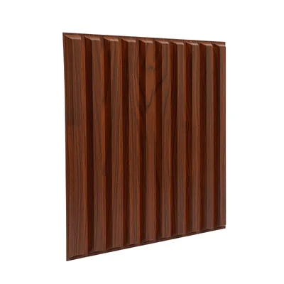 Produktbild von 20 x Wandpaneele 3D-Wandplatte, PVC-Wasserschutz-Wandplatte Quadrat 3D-Nutwandplatten  Quadrat