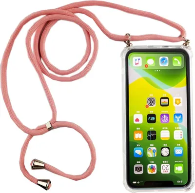 Produktbild von Handykette für Apple iPhone 11 Pro - Smartphone Necklace Hülle mit Band - Schnur mit Case zum umhängen in Rosa