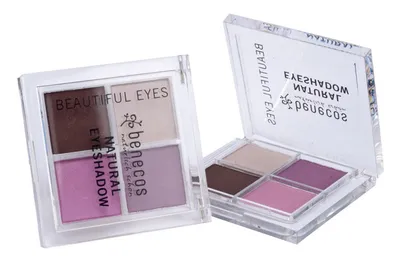Produktbild von benecos Natural Beauty Colour Edition Quattro Eyeshadow - beautiful eyes Bio 8g