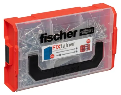 Image de fischer 562928 fischer Holzbauschrauben-Sortiment FixTainer PowerFast II TX 562928 3,5/4/5 mm x 16/30/35/40/50 mm, 702 St.