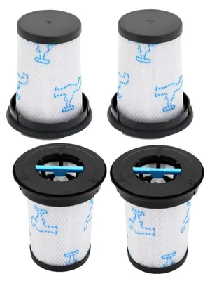 4 Ersatzfilter für Rowenta Air Force Flex 760, ZR009003