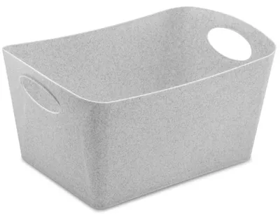 Immagine prodotto di Koziol Boxxx M Aufbewahrungsbox, Aufbewahrungskiste, Aufbewahrungskorb, Korb, Aufbewahrung, Kunststoff, Organic Grey, 3.5 L, 5744670
