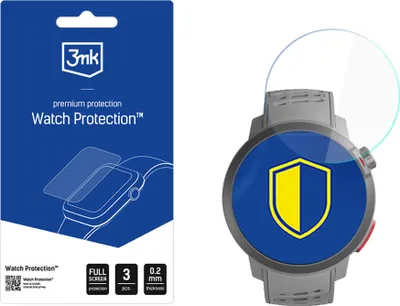 Produktbild von 3mk Display Hybridglas Watch Protection für Coros Pace Pro - 3mk Watch Protection FlexibleGlass 0,2mm (3 Stück)