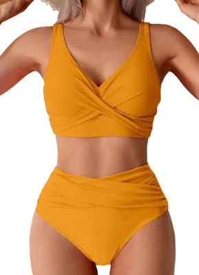 Productafbeelding van Badpak met Tummy Control - Geel - XL