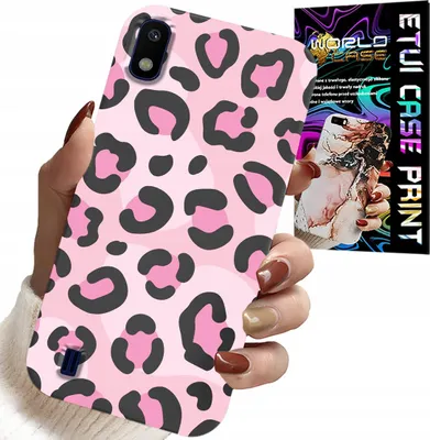 Immagine prodotto di Custodia Per Samsung A10 - Modelli Femminili Con Stampa Leopardo Rosa