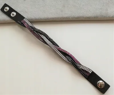 Produktbild von Brasilianisches Lila Armband Mit Strasssteinen Geschenk