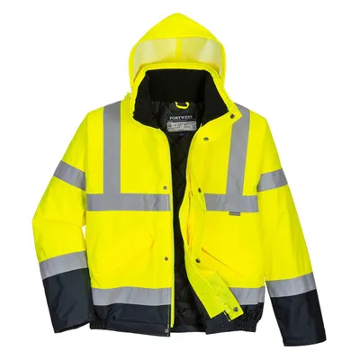 Produktbild von Portwest S266 Zweifarbige Warnschutz Pilotjacke Yellow/Navy Gr. XL