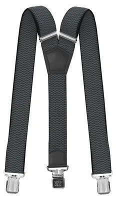 Produktbild von Fabio Farini - 1 Stück 4cm Breites Y-Design verstellbar mit extra starken Clipverschluss, Grau