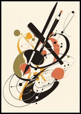 Image de Affiche 59,4 x 84,1 cm Rhapsodie abstraite