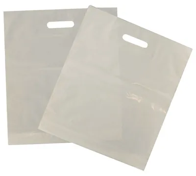 Produktbild von Draagtas neutraal 450x500mm 50mu wit | Doos a 500 stuk