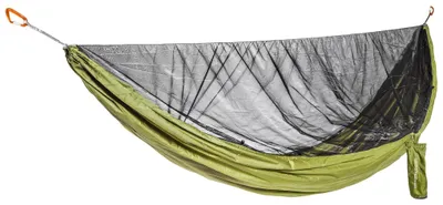 Image de Hamac avec moustiquaire - Nylon léger - Capacité de charge de 140 kg - Pour une personne