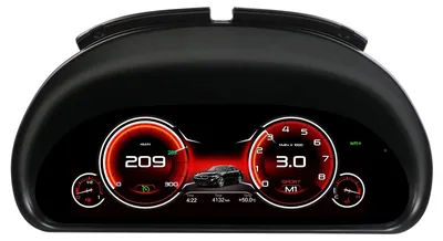 Immagine prodotto di Cruscotto digitale, risoluzione 1920 x 720, compatibile con la Serie 5 E39 dal 1999 al 2006