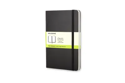 Produktbild von Moleskine 701030, Einfarbig, Schwarz, A6, 192 Blätter, 70 g/m², Hardcover