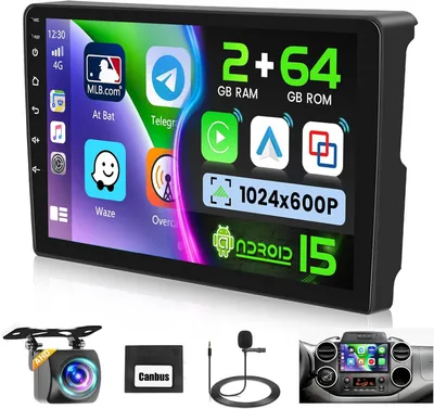 Produktbild von Android Autoradio – Multimediasystem – Touchscreen-Radio – Unterhaltungssystem für das Auto – 2-DIN-Autoradio