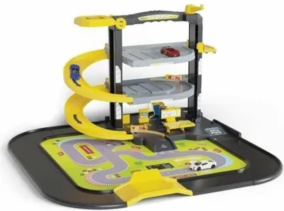Produktbild von Majorette City Flex Garage mit 5 Fahrzeugen