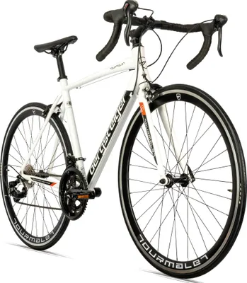 Produktbild von Bergsteiger Tourmalet 28 Zoll Rennrad, Aluminium Gravelbike mit Shimano 14 Gang-Schaltung, Gewicht nur 11 kg, Gravel Bike geeignet für Herren & Damen ab 170 cm