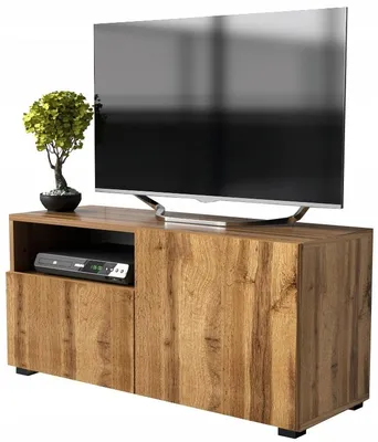 Zdjęcie produktu dla szafka rtv pod telewizor 100 100cm dąb wotan wisząca komoda rtv