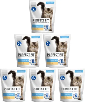 Produktbild von Perfect Fit Junior <1 - Komplettes Trockenfutter für Kätzchen mit Huhn 6 x 750g