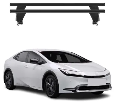 Zdjęcie produktu dla Bagażnik dachowy Menabo do Toyota Prius V 2022-2025 aluminiowy czarny 2szt