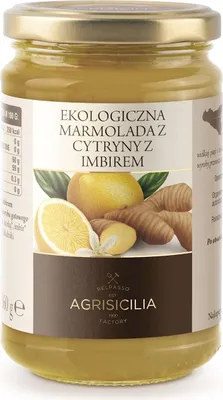 Produktbild von MARMOLADA Z CYTRYN Z IMBIREM 360 g - AGRISICILIA (PRODUKT SEZONOWY)