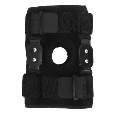 Produktbild von Knieschutz 1 Stück, Kniebandage mit Metallstütze, Anti-Rutsch, stoßdämpfend, für Kniebewegung, Größe L
