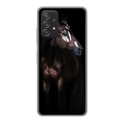 Produktbild von MuchoWow® Handyhülle Schutzhülle Hülle für Samsung Galaxy A33 5G Pferd - Flecken - Licht Silikon Softcase Handy Hülle - Kartenhalter