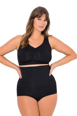 Produktbild von Ulla Popken Damen Miederhose schwarz 42+
