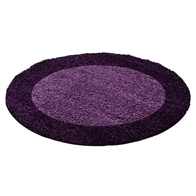 Produktbild von Ayyildiz Hali LIFE1601601503LILA, Teppich, Polypropylen (PP), Lila, Rund, 1600 mm, 1600 mm