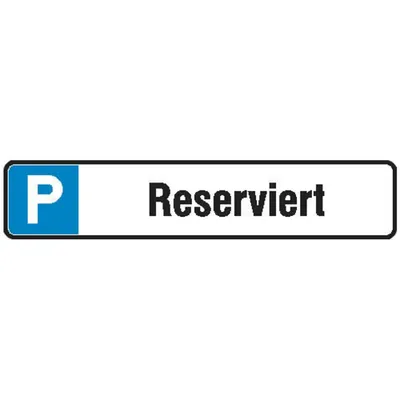Zdjęcie produktu dla SafetyMarking® Hinweisschild   - P Reserviert