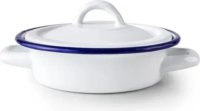 Immagine prodotto di Ibili Vintage Blanca Piastra per uova con coperchio 14 cm Bianco Taglia unica