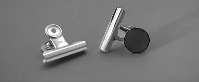 Produktbild von Klipy kovové stříbrné  -  31 mm + magnet