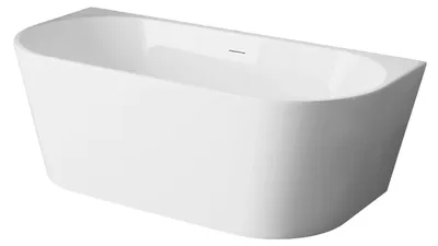 Obrázek produktu pro BALNEO vana ke stěně VIVA 170 × 80 cm v bílé barvě No Rim