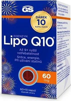 Image de GS Coenzyme Lipo Q10 60 mg 60+10 gélules