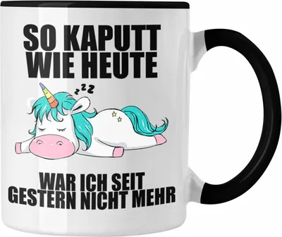 Produktbild von Trendation - Lustige Tassen mit Sprüchen Arbeitskollege Geschenk Kollege Mitarbeiter Geschenkidee (Schwarz)