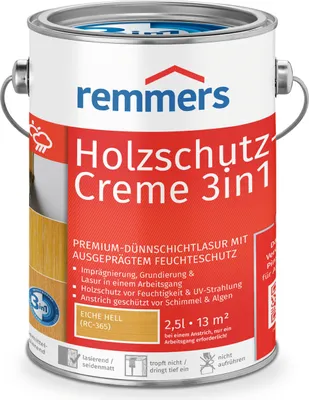 Zdjęcie produktu dla Remmers Krem ochronny do drewna jasny dąb 2,5 l