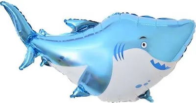 Obrázek produktu pro Fóliový balónek žralok 97cm - Cakesicq