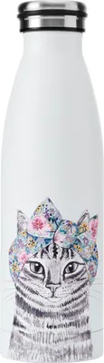 Produktbild von Thermoskanne, 0,5 L, doppelwandig, Katze - Mikasa | Tipperleyhill