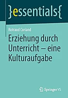 Obrázek produktu pro Coriand, R.: Výchova skrze výuku – kulturní úkol