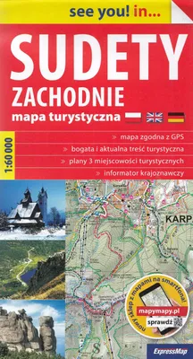 Zdjęcie produktu dla Sudety Zachodnie, 1:60 000 mapa turystyczna Expressmap
