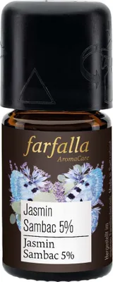 Image de Jasmin Sambac 5%, flacon de 5 ml | FARFALLA