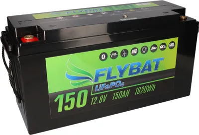 Produktbild von FLYBAT LiFePO4 Akku 12V (12,8V) 150Ah inkl. Bluetooth und CanBus