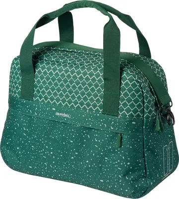 Produktbild von Basil Flair Schultertasche 18 Liter - grün  wasserabweisend - Hook-On System...