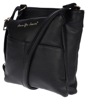 Produktbild von Damen Schultertasche Umhängetasche Freizeittasche Handtasche aus butterweichem PolyurethanTasche Schwarz