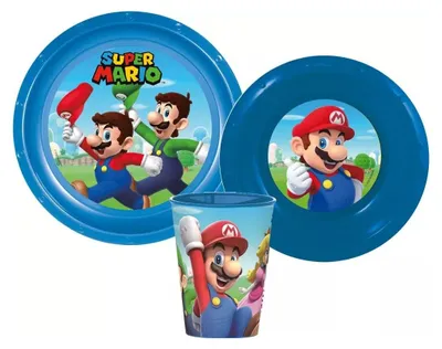Immagine prodotto di Stoviglie del Regno dei Funghi, set in plastica